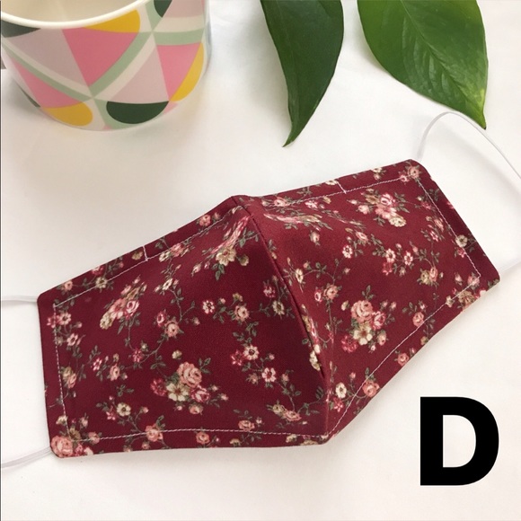 Floral Print Handmade Face Masks - Picture 5 of 7